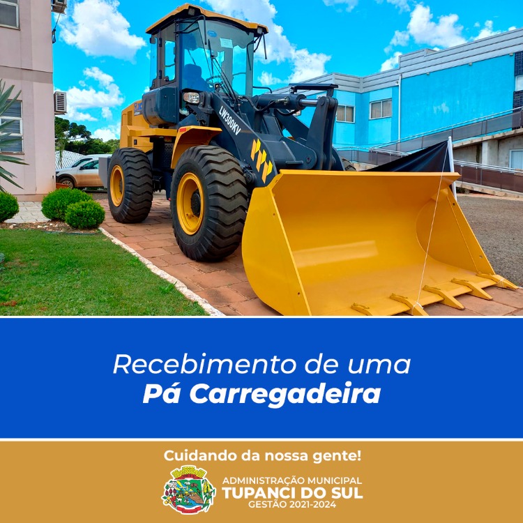 Recebimento de uma Pá Carregadeira